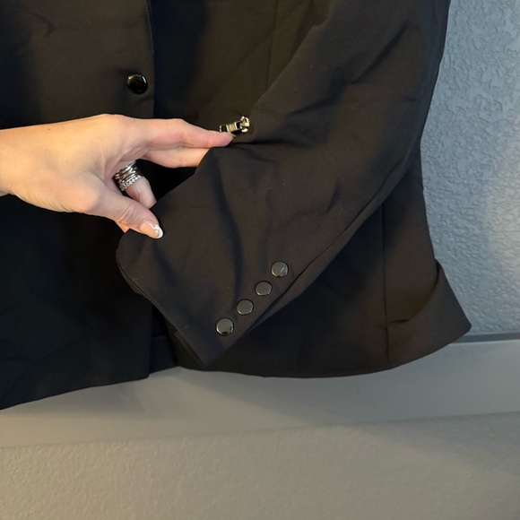 VERONICA BEARD • Iconic Classic Black scuba Blazer - size 14 - Picture 11 of 13